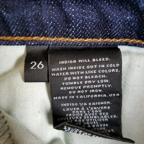 J BRAND Women's Mid Waist Semi Straight Leg Aiden Ringer Jeans Size 26 - Picture 9 of 10